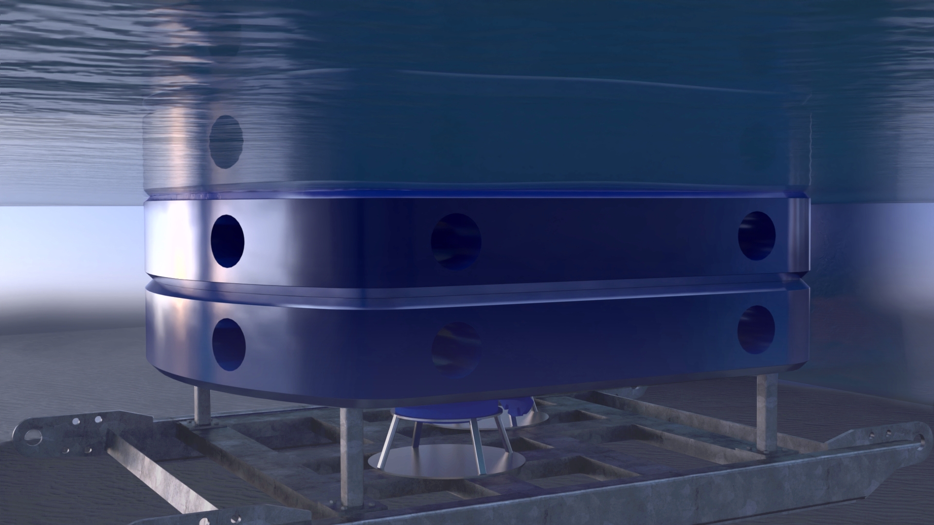 Modular Floatation System Concept 1 Underwater