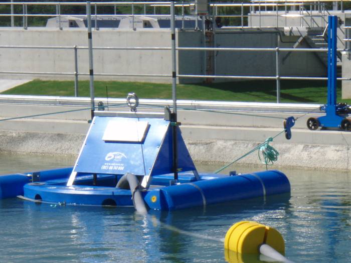 Suction Dredge on a Municipal Wastewater Pond